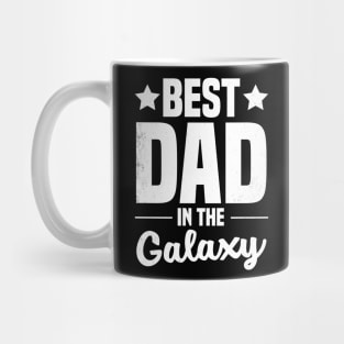 Vintage Best Dad in the Galaxy Shirt | Funny Sci-Fi Father’s Day Gift Mug